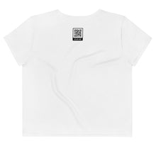 Load image into Gallery viewer, PARTY PEOPLE WHT Print Crop Tee