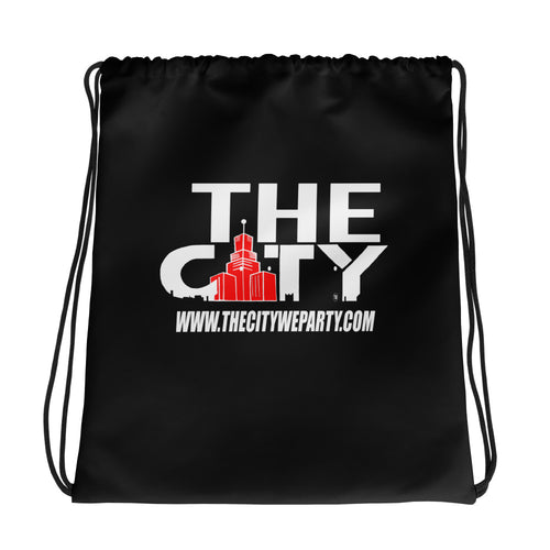 THE CITY Drawstring Bag