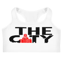 Load image into Gallery viewer, THE C.I.T.Y. WHT Sports Bra