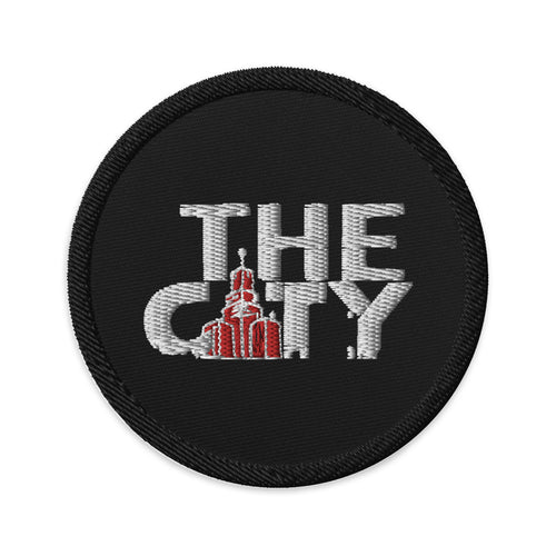 THE CITY BLK Embroidered patch