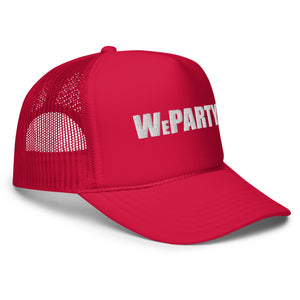 WE PARTY Foam trucker hat ( 2 COLORS )