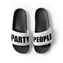 Load image into Gallery viewer, PARTY PEOPLE Men’s slides ( 2 COLORS )