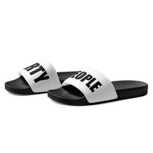 Load image into Gallery viewer, PARTY PEOPLE Men’s slides ( 2 COLORS )