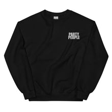 Load image into Gallery viewer, PARTY PEOPLE Embroidery Unisex Sweatshirt ( 3 COLORS )