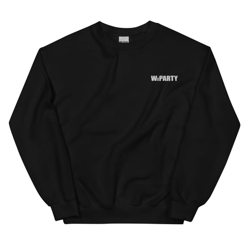 WE PARTY Embroidery Unisex Sweatshirt ( 3 COLORS )