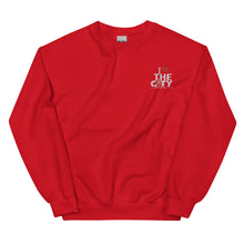 Load image into Gallery viewer, I LOVE THE C.I.T.Y. Embroidery Unisex Sweatshirt ( 4 COLORS )