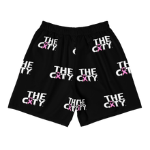 Load image into Gallery viewer, THE C.I.T.Y. Breast Cancer Awareness BLK Men&#39;s Athletic Long Shorts