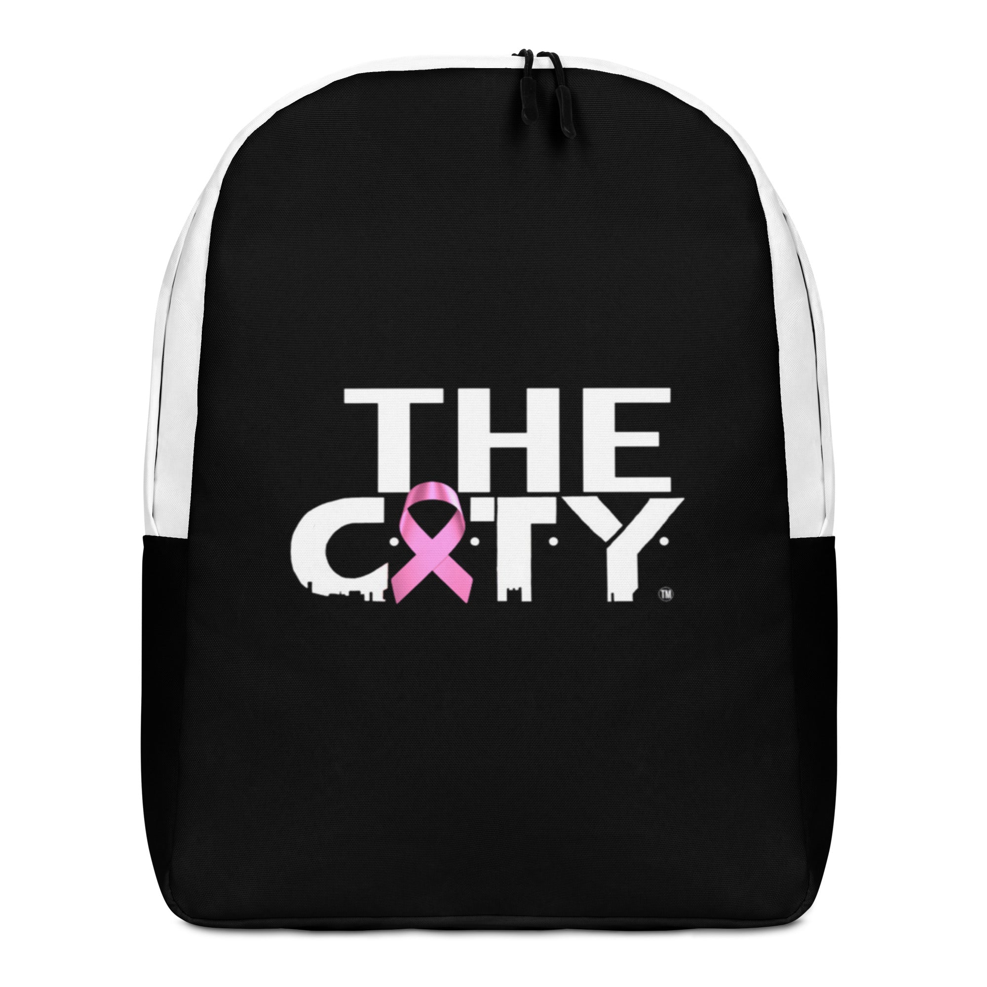 THE C.I.T.Y. Breast Cancer Awareness BLK Minimalist Backpack