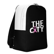 Load image into Gallery viewer, THE C.I.T.Y. Breast Cancer Awareness BLK Minimalist Backpack