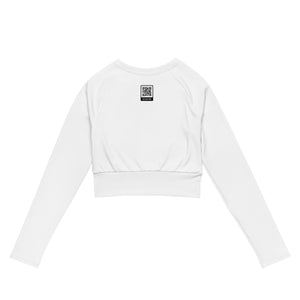 I LOVE THE C.I.T.Y. long-sleeve crop top
