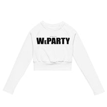Load image into Gallery viewer, WE PARTY long-sleeve crop top