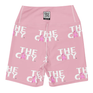 THE C.I.T.Y. Breast Cancer Awareness PNK Yoga Shorts