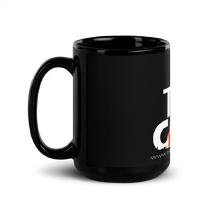 I LOVE THE CITY Black Glossy Mug WS