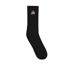 Load image into Gallery viewer, I LOVE THE CITY BLK Embroidered socks