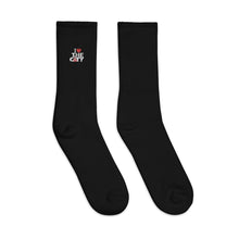 Load image into Gallery viewer, I LOVE THE CITY BLK Embroidered socks