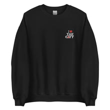 Load image into Gallery viewer, I LOVE THE C.I.T.Y. Embroidery Unisex Sweatshirt ( 2 COLORS )