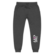 Load image into Gallery viewer, THE C.I.T.Y. Breast Cancer Awareness BLK Unisex Fleece Sweatpants ( 2 COLORS )