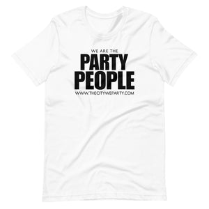 PARTY PEOPLE WHT Unisex t-shirt N